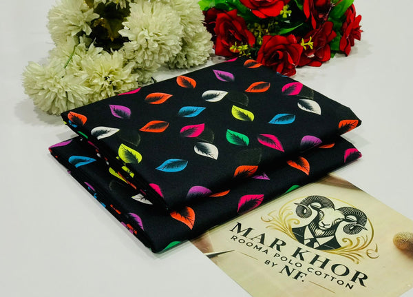 PRINTED POLO COTTON 2PC