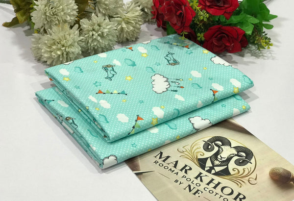 PRINTED POLO COTTON 2PC