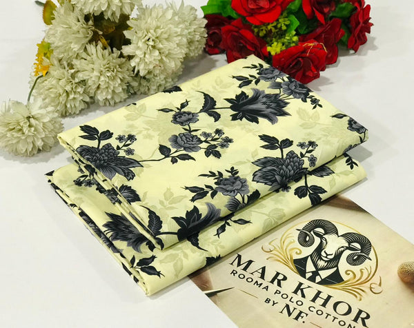 PRINTED POLO COTTON 2PC