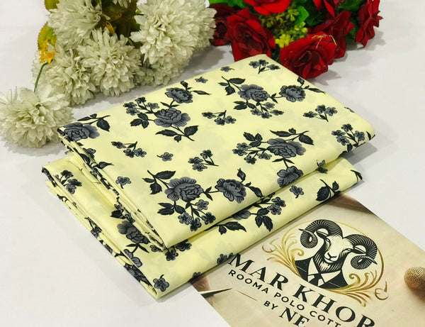 PRINTED POLO COTTON 2PC