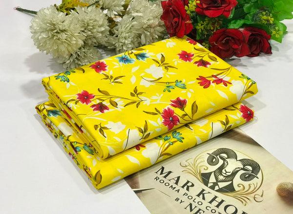 PRINTED POLO COTTON 2PC