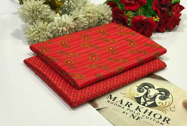 PRINTED POLO COTTON 2PC