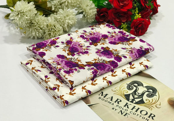 PRINTED POLO COTTON 2PC