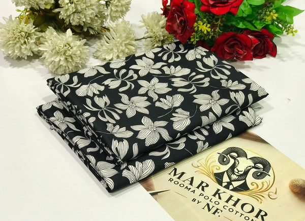 PRINTED POLO COTTON 2PC