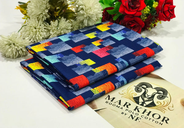 PRINTED POLO COTTON 2PC