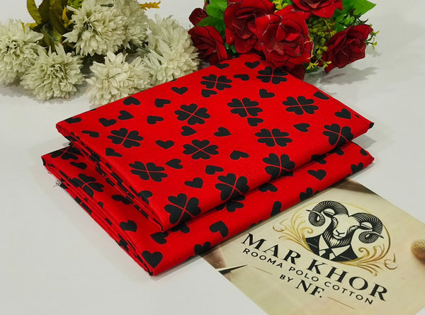 PRINTED POLO COTTON 2PC