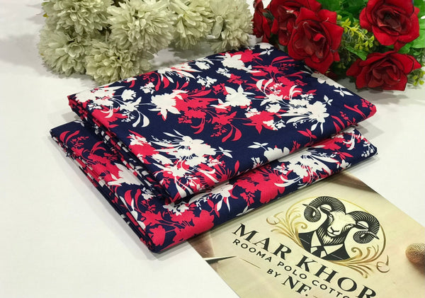 PRINTED POLO COTTON 2PC