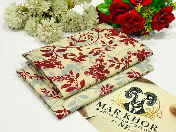 PRINTED POLO COTTON 2PC