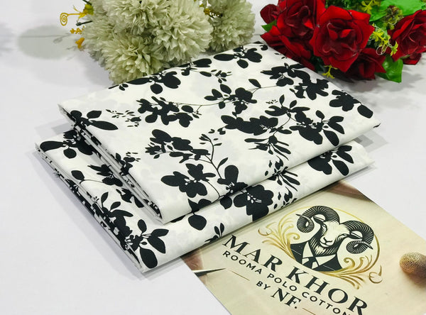 PRINTED POLO COTTON 2PC