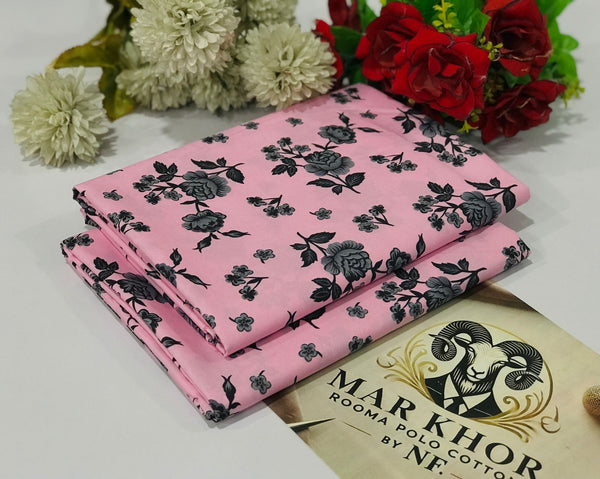 PRINTED POLO COTTON 2PC