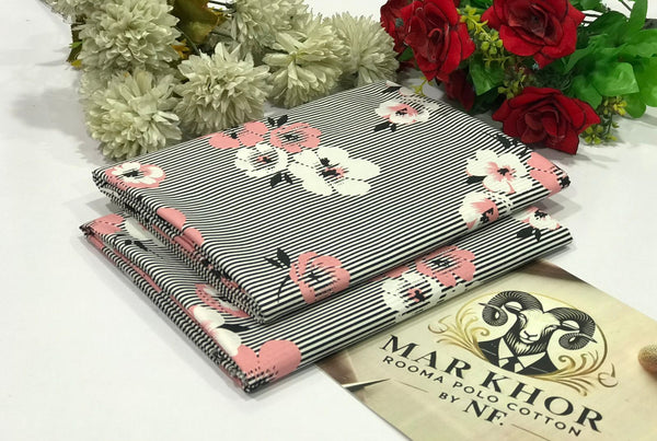 PRINTED POLO COTTON 2PC
