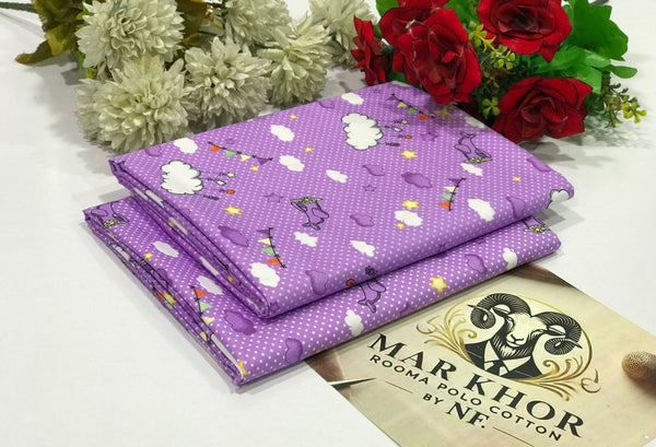 PRINTED POLO COTTON 2PC