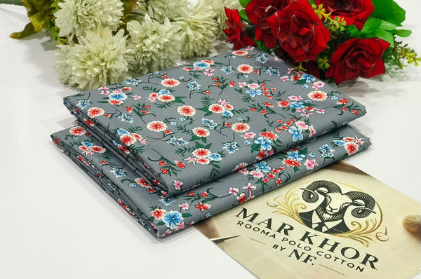 PRINTED POLO COTTON 2PC