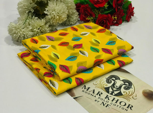 PRINTED POLO COTTON 2PC