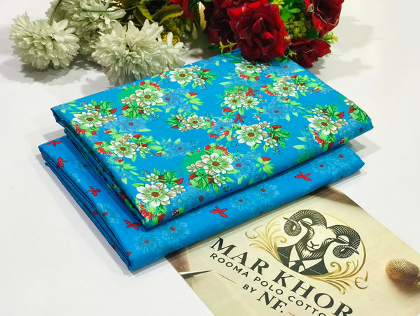 PRINTED POLO COTTON 2PC