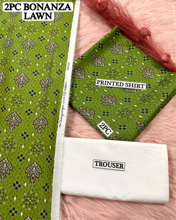Digital printed Lawn 2PC