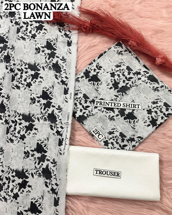 Digital printed Lawn 2PC