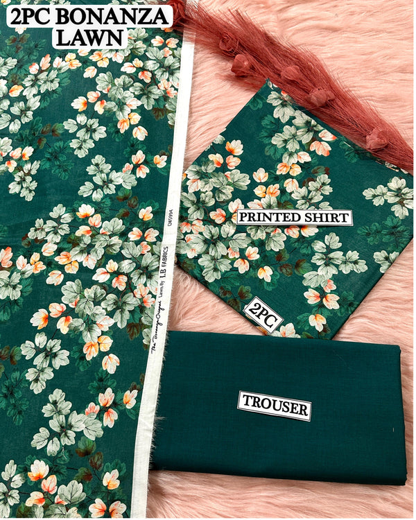Digital printed Lawn 2PC