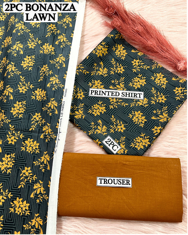 Digital printed Lawn 2PC