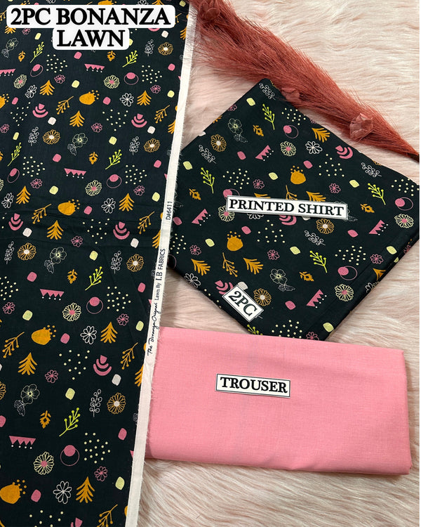 Digital printed Lawn 2PC