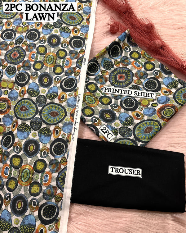 Digital printed Lawn 2PC