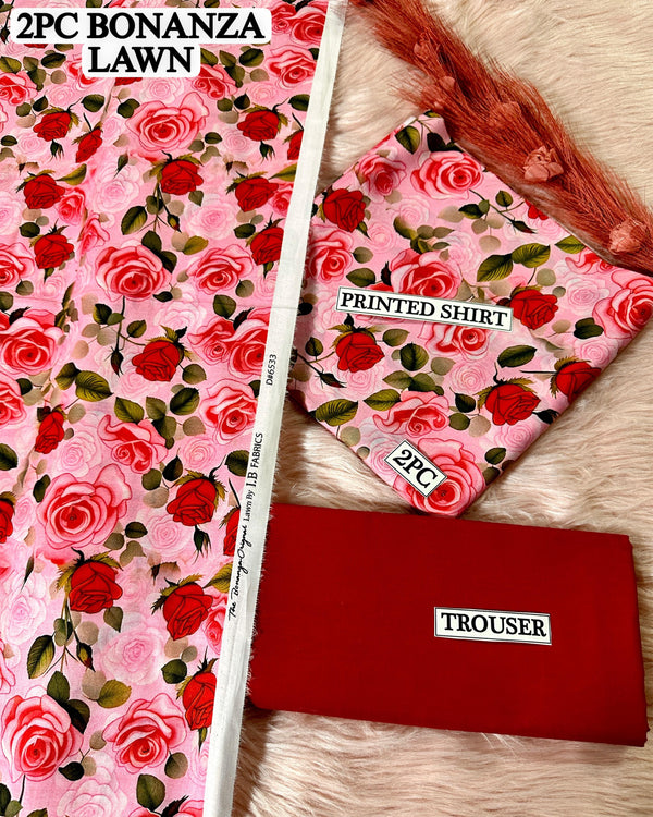 Digital printed Lawn 2PC