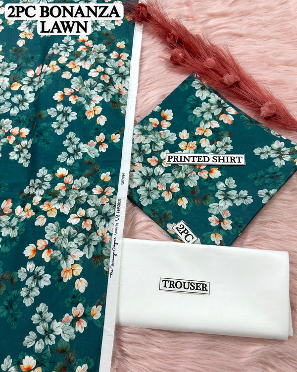Digital printed Lawn 2PC