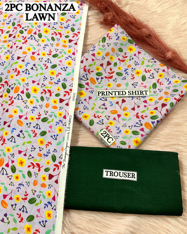 Digital printed Lawn 2PC