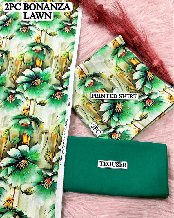 Digital printed Lawn 2PC