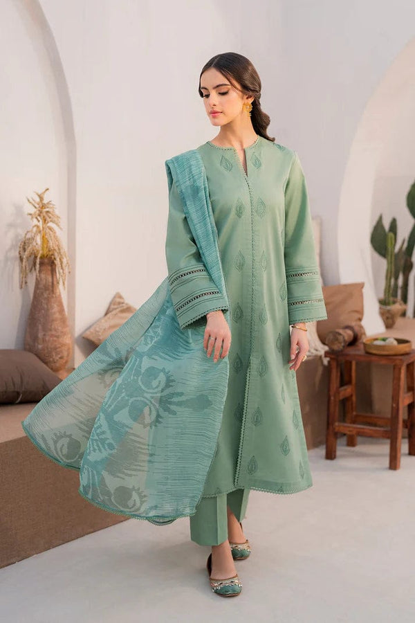 Embroided Dhanak 3PC D#25