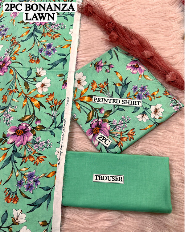 Digital printed Lawn 2PC
