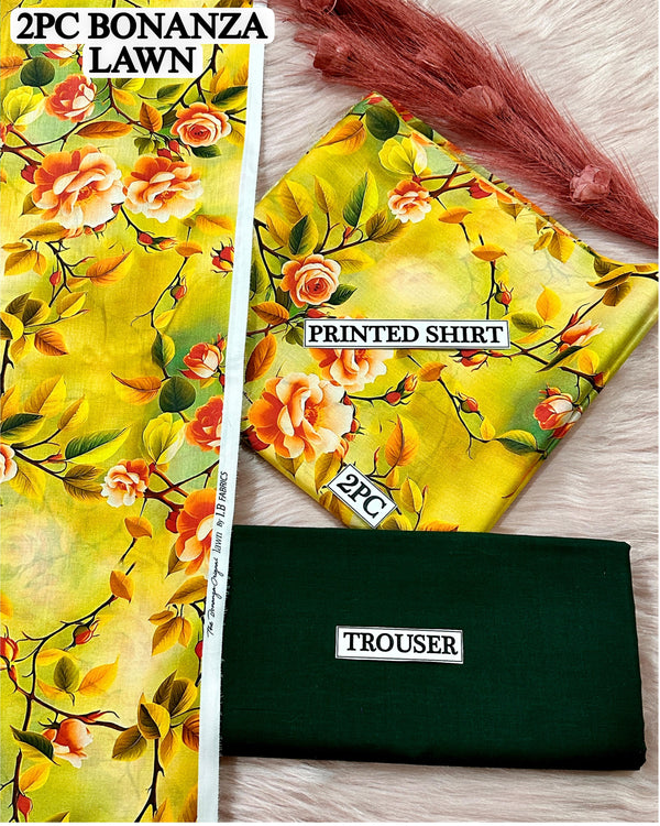Digital printed Lawn 2PC