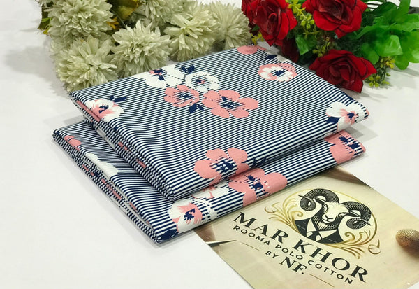 PRINTED POLO COTTON 2PC