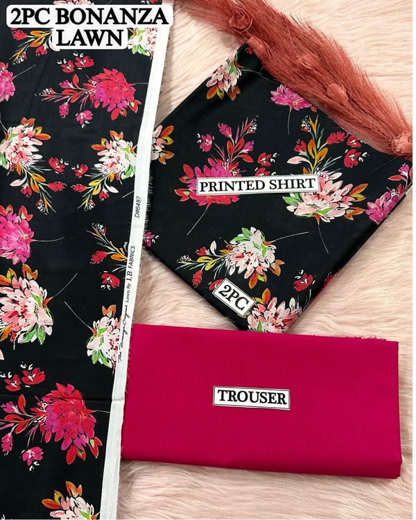 Digital printed Lawn 2PC