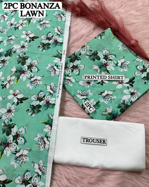 Digital printed Lawn 2PC