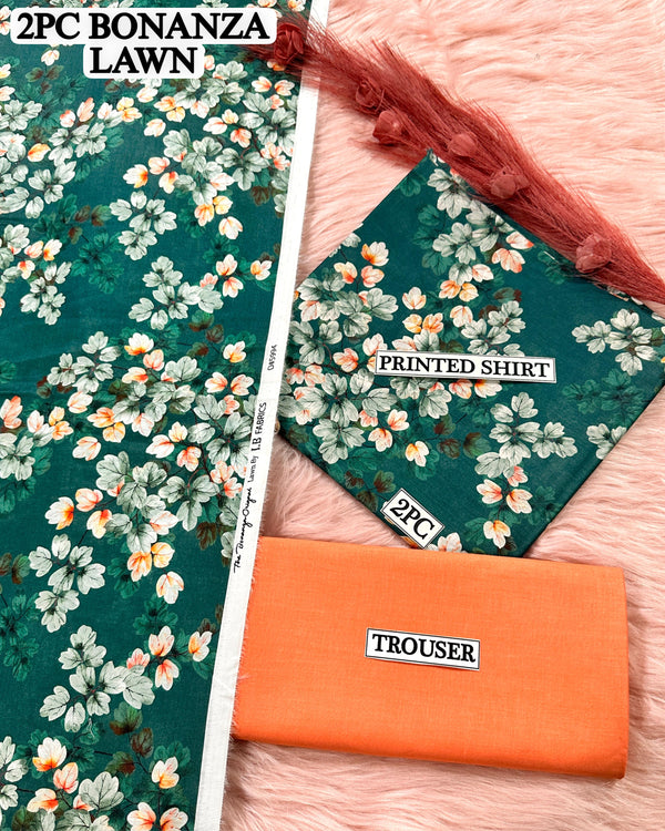 Digital printed Lawn 2PC
