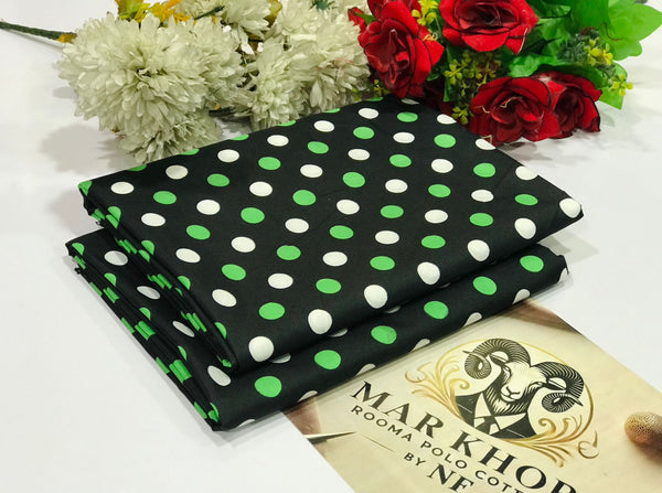 PRINTED POLO COTTON 2PC