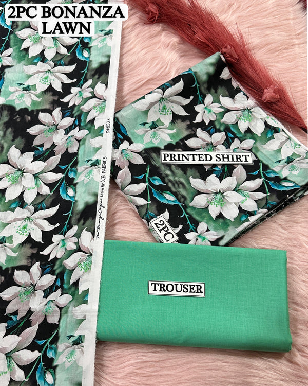 Digital printed Lawn 2PC